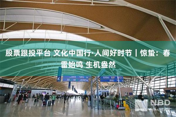 股票跟投平台 文化中国行·人间好时节｜惊蛰：春雷始鸣 生机盎然