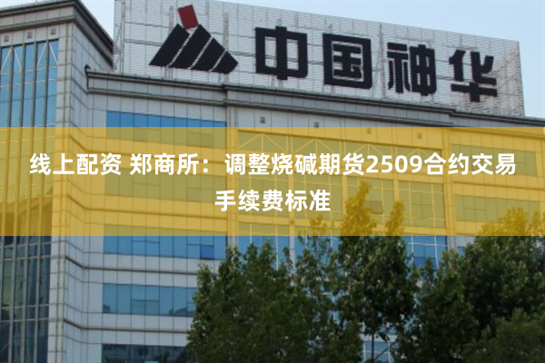 线上配资 郑商所：调整烧碱期货2509合约交易手续费标准